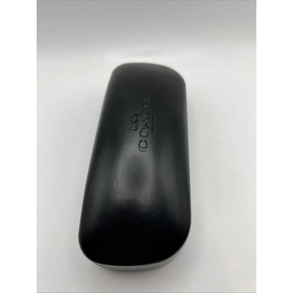 Coach Small Authentic Black Hard Side Clamshell Eyeglasses / Sunglasses Case